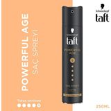 3 Adet Taft Powerful Age Saç Spreyi 250 ml