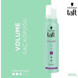 3 Adet Taft Volume Saç Köpüğü 150 ml