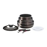 3 Adet Tefal Ingenio Xl Intense Titanium Döküm Tencere Seti 12 Parça Siyah Renk ile Mutfak İçin İdeal