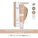 3 Adet The Purest Solutions Lekeli Ciltler İçin Cilt Tonu Eşitleyici Bb Krem 50+Spf 40 Ml (Orta-Koyu Ton)