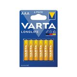 3 ADET Varta Longlife Extra 6'Lı İnce Pil