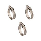 3 Adet W2 Hortum Kelepçesi 12-22 mm Ayarlı 430 Kalite Paslanmaz
