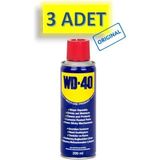 3 Adet Wd-40 Çok Amaçlı Sıvı, Yağ Çözücü, Pas Sökücü, Temizleyici ve Koruyucu Bakım Spreyi 200 ml