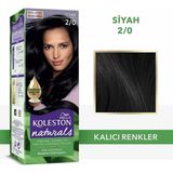 3 Adet Wella Koleston Naturals Saç Boyası 2/0 Siyah