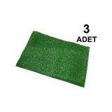 3 Adet, Yapay Çim, A4 Boyutunda, Maket, Dekoratif, Çim Tabakası, Yapay Çim Halı - Yeşil