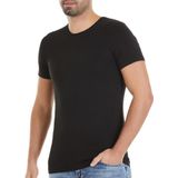 3 Adet Yıldız Erkek Bambu Kısa Kollu T-Shirt Fanila Siyah 476