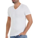 3 Adet Yıldız Erkek Bambu V Yaka T-Shirt Fanila Beyaz 480