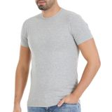 3 Adet Yıldız Erkek Likralı Kısa Kollu T-Shirt Fanila Gri 92