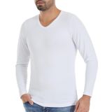 3 Adet Yıldız Erkek Modal Uzun Kollu T-Shirt Fanila Beyaz 340