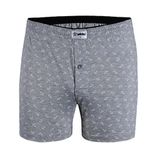 3 Adet Yıldız Erkek Taşma Lastik Desenli Penye Boxer Short 43