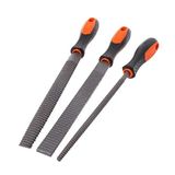 3 adet/takım Ahşap Törpü Çelik Dosya Oyma Düz Yuvarlak Yarım Daire Metal Dosya Ağaç İşleme Zanaat Kolu Aracı DUO ER