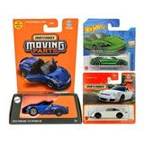 3 Araç Set - Matchbox 2024 Porsche 718 Spyder & Hot Wheels Porsche Taycan Turbo S & Matchbox Porsche 911 GT3 (1/64)