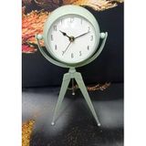 3 Ayaklı Vintage Demir Masa Saati Büyük Boy