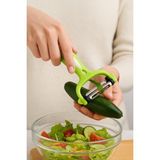 3 Başlıklı Plastik Soyacak Yeşil - Çok Renkli - 1
