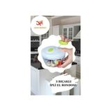 3 Bıçaklı Ipli El Rondosu Ipli Çekmeli 3 Bıçaklı El Blenderı
