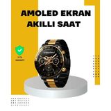3 Bileklikli Amoled Akıllı Saat Bluetooth Çağrı ve Sağlık Takipli
