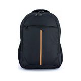 3 Bölmeli Okul Sırt Çantası (Laptop Bölmeli) Siyah-Turuncu 2121