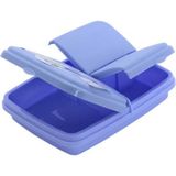 3 Bölmeli Plastik Beslenme Kabı | Okul Için Pratik ve Güvenli