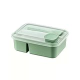 3 Bölmeli Sızdırmaz Beslenme Kabı - 920 Ml + 40 Ml Sosluk