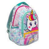 3 Bölmeli Unicorn Okul Sırt Çantası Turkuaz