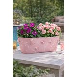 3 Boyutlu Balkon Saksı Oval Kelebek 29X16X15CM Renkli AH095R - Pembe