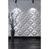 3 Boyutlu Boyanabilir Pvc Duvar Paneli Elegance 50-50 Cm 4 Adet-1 Metrekare