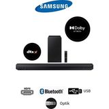 3 Boyutlu Çevresel Ses Dts Virtual x & Dolby Audio Game Mode, Derin ve Zengin Bas 3.1 Soundbar 370WATT - Hassas Tartı (Onerous) - Siyah