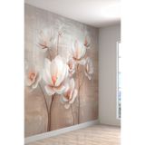 3 Boyutlu Çiçekler Desenli Silinebilir Sağlıklı Tekstil Duvar Kağıdı, 280 x 280, 2023-1271280x280