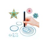 3 Boyutlu Desen Çizim Cetveli Spirograph 4 Adet Birden