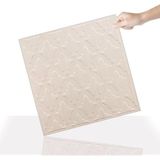 3 Boyutlu Duvar Paneli Kabartmalı Salon Desenli Pvc 41X41 Cm/ 6 Adet /1 M² - Standart - Çok Renkli