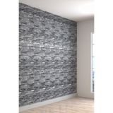 3 Boyutlu En X Boy Taş Duvar Desenli Silinebilir Tekstil Duvar Kağıdı, 200 x 300, 2023-153200x300