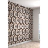3 Boyutlu Geometrik Desenli Silinebilir Tekstil Duvar Kağıdı, 350 x 260, 2023-999350x260