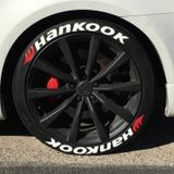 3 Boyutlu Hankook Lastik Yazısı 8 Li Set Atmaz Ve Solmaz