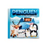 3 Boyutlu Hareketli Kitap Penguen Panga ve Arkadaşları,pop-Up Kitap