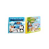 3 Boyutlu Hareketli Kitap Penguen,kaplan Ve Koala 2li Set,pop-up Kitap