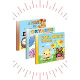 3 Boyutlu, Hareketli Kitaplar "3 Lü Set" Pop-up Sincap Ve Kirpi-okyanus-b.arısı