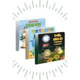 3 Boyutlu, Hareketli Kitaplar "3'lü Set" Pop-Up Kitaplar 2 Bal-Okyanus-Dostluk