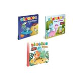 3 Boyutlu, Hareketli Kitaplar Dinozor Dino 3 Lü Set Pop-up Kitaplar