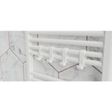 3 Boyutlu Hepsi Havlupan Kancası 1 Adet, Radyatör Askısı, Boru Tipi Radyatör Kancası, Özel Renk Havluluk Kancası, Bornoz Askısı - Model No : 101 - Beyaz