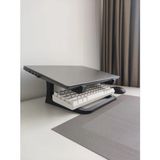 3 Boyutlu Hepsi - Notebook Laptop Standı - Model No : 2 - Laptop Notebook Yükseltici - Siyah Renkli - Taşınabilir & Basit & Ergonomik