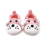 3 Boyutlu Köpek Nakışlı Patik Pembe