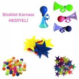 3 Çeşit Bisiklet Süsü Seti Havalı Korna Hediyeli
