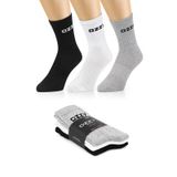 3 Çift Uzun Konçlu Tenis Spor Çorabı Asorti Paket
