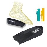 3 Cm Boy Uzatıcı Tabanlık Gizli Topuk Yükselten Boy Uzatan Tabanlığı Boy Yükselten İç Taban,Erkek,Kadın (S, SİYAH)