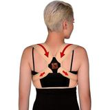 3 Dik Duruş Korsesi Kamburluk Önleyici Destekleyici Korse Unisex Korse (BEJ)