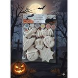 3 Elma Tasarım Atölyesi /Cadılar Bayramı Taş Boyama Seti-Halloween-Masal Dünyası-Hediye-Hobi-Kabak-Etkinlik-Aktivite-Eğlence-Hobi-Okul Öncesi-Aile Etkinlik - 1 - Beyaz