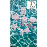 3 Elma Tasarım Atölyesi Deniz Canlıları 3D Taş Boyama Seti-Tatil Etkinlik-Aile Etkinlik-Hediye-Aktivite-Doğum Günü-Bayram Hediyesi-Okuma Bayramı Hediyesi-Okula Dönüş Hediyesi-Yılbaşı Hediyesi - 6 Adet - Beyaz