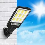 3 Farklı Işık Modlu Güneş Enerjisiyle Şarj Olan Dış Mekan Uyumlu Kumandalı Solar Duvar Ledi (2) - 0 - Siyah