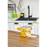 3 Fonksiyonlu Hamur Erişte Makarna Kesme Makinesi Sarı Ckr3847