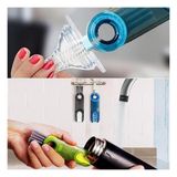 3 Fonksiyonlu Pratik Şişe Temizleme Fırçası Mutfak Banyo Araç Için Çok Amaçlı Fırça - 02Y-Yeşil - Option-1